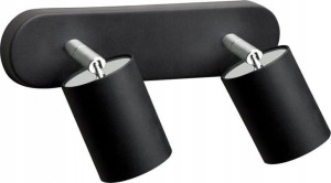 Lampa sufitowa, listwa EYE 2 czarna spot reflektor