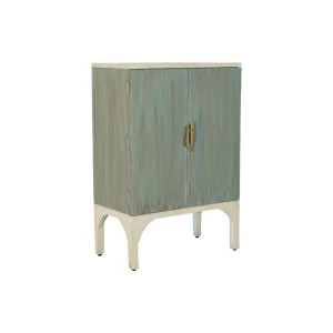 Meble Pomocnicze DKD Home Decor BAR Beżowy Metal Drewno Turkusowy (