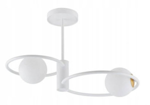 Lampa sufitowa wisząca AQUA 2 kule żyrandol