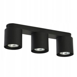 Lampa sufitowa listwa spot Vico III czarna