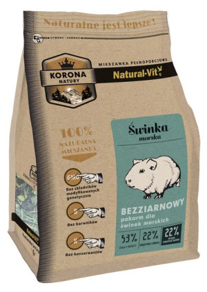 Korona Natury Świnka morska 750g - Karma pełnoporcjowa