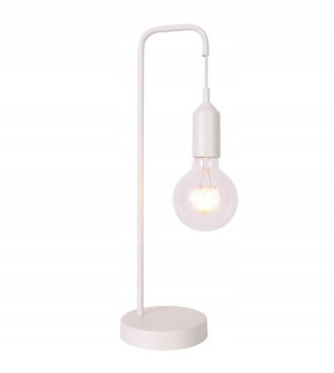 Lampa stojąca do salonu sypialni LAREN biała