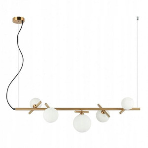 Lampa sufitowa wisząca REVERSO 5 kule nad stół