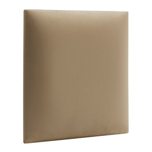 Panel tapicerowany ścienny wezgłowie gładki Velvet 30x30 cm - ciemny beż