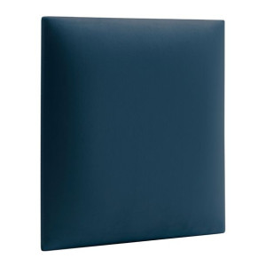 Panel tapicerowany ścienny wezgłowie gładki Velvet 30x30 cm - niebieski