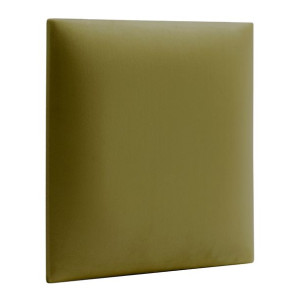 Panel tapicerowany ścienny wezgłowie gładki Velvet 30x30 cm - oliwkowy