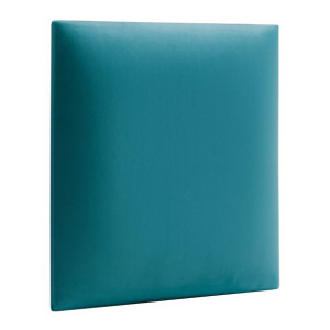 Panel tapicerowany ścienny wezgłowie gładki Velvet 30x30 cm - turkusowy