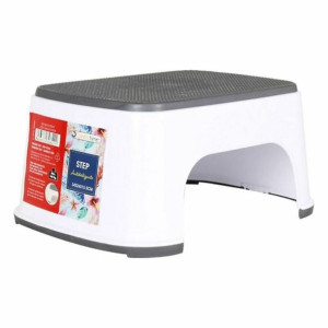 Taboret Confortime Biały Szary