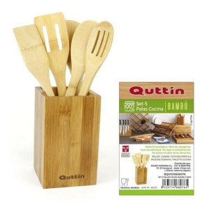 Zestaw przyrządów kuchennych Quttin Bambus (5 Pcs)