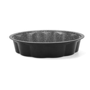 Forma do Ciast Bidasoa Tribeca Okrągły Czarny Metal (27 x 5,5 cm)