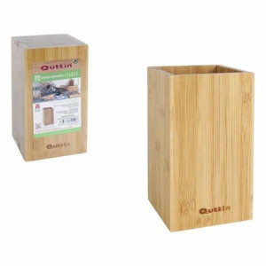 Pojemnik na przybory kuchenne Quttin Bambus Naturalny (10,5 x 10,5 x 18 cm)
