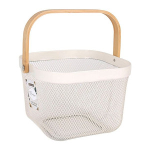 Koszyk wielozadaniowy Confortime Maison Bambus Uchwyty (25 x 25 x 18 cm)
