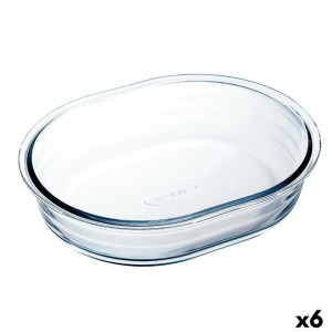 Forma do pieczenia Ô Cuisine Owalne 19 x 14 x 4 cm Przezroczysty (6 Sztuk)