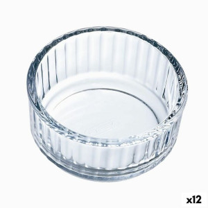 Forma na Flan Pyrex Classic Okrągły Przezroczysty 10 x 10 x 5 cm (12 Sztuk)