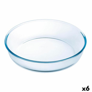 Forma do pieczenia Ô Cuisine Okrągły Przezroczysty 26 x 26 x 6 cm (6 Sztuk)