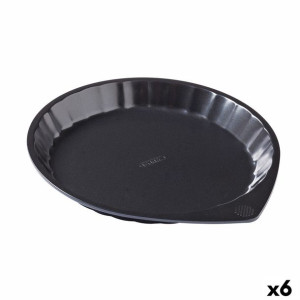 Forma do pieczenia Pyrex Magic Okrągły Czarny Płaski Ø 27 cm (6 Sztuk)