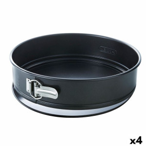 Rozkładana Forma Pyrex Magic Okrągły Czarny 20 cm Metal 4 Sztuk