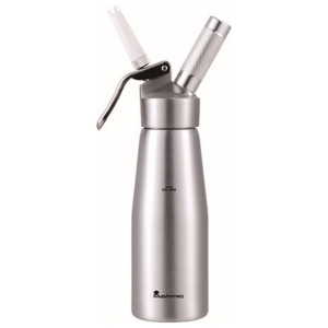 Dozownik Masterpro Krem Aluminium Srebrzysty (9 x 9 x 32 cm)