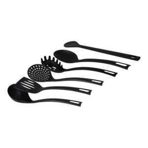 Zestaw przyrządów kuchennych Quttin Czarny Nylon (6 pcs)