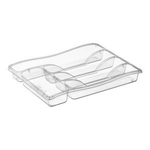 Organizer na Sztućce Privilege Przezroczysty Plastikowy (33 x 25 x 5 cm)
