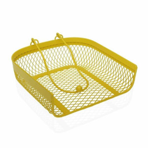 uchwyt do serwetek Versa Żółty Metal (20 x 6,8 x 18,5 cm)