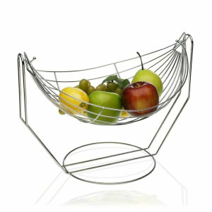 Miska na Owoce Versa Metal Stal (29 x 41 x 31,5 cm)
