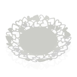 Miska na Owoce Versa Kamira Biały Metal Stal (29 x 4,5 x 29 cm)