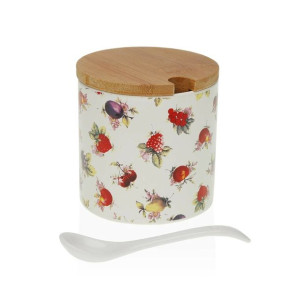 Pojemnik na Cukier Versa Strawberry Ceramika (8 x 8 x 8 cm)