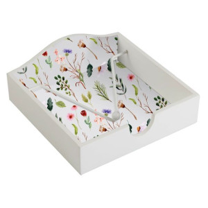 uchwyt do serwetek Versa Sansa Drewno MDF (18 x 7 x 18 cm)