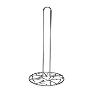 Uchwyt na papier kuchenny Versa Serca Metal Stal (15 x 29 x 15 cm)