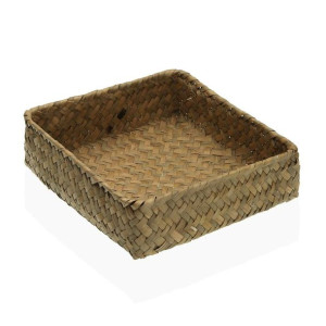 uchwyt do serwetek Versa Jasnobrązowy Wodorosty (19 x 5,5 x 19 cm)
