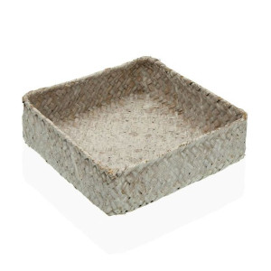 uchwyt do serwetek Versa Biały Wodorosty (19 x 5,5 x 19 cm)
