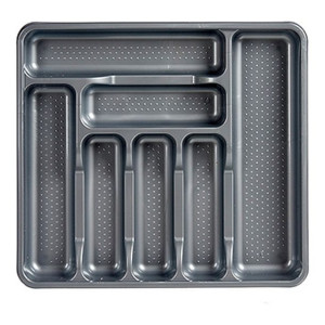 Organizer na Sztućce Metaliczny Plastikowy (39 x 4,5 x 42,5 cm)
