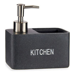 Organizer na Zmywak Kitchen Pojedyńczy Szary polyresin (6 x 14 x 14,5 cm)
