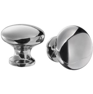 Gałka uchwyt meblowy chrom 2 szt Eneryda 27mm IKEA