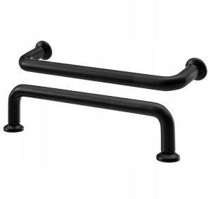Uchwyt meblowy czarny 143 mm Bagganas 2 szt IKEA