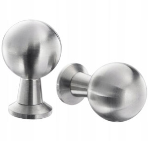 Gałka uchwyt meblowy stal 20mm Bagganas 2 szt IKEA