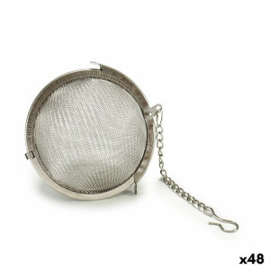filtr do naparów Średni Lopta Srebrzysty Metal (48 Sztuk)