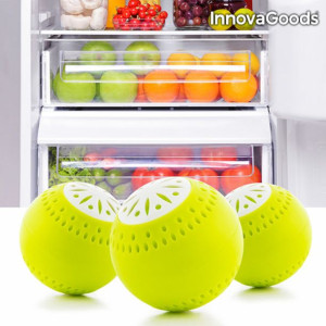 Ekokule do Lodówki InnovaGoods 3 Sztuk