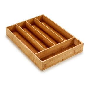 Organizer na Sztućce (35,5 x 5 x 25,5 cm) Bambus