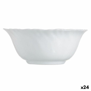 Miska Luminarc Feston Biały Szkło (12 cm) (24 Sztuk)