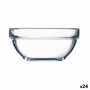 Miska Luminarc Przezroczysty Szkło (Ø 14 cm) (24 Sztuk)