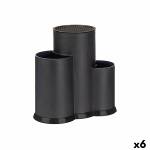 Podstawka na Przybory Kuchenne Plastikowy (23 x 22 x 12,5 cm) (6 Sztuk)