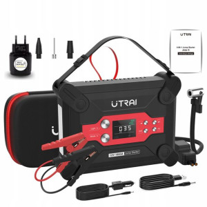 Jump Starter Booster Rozruch 1800a Z Kompresorem