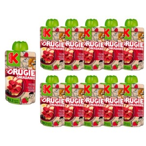 Kubuś Drugie śniadanie Mus jabłko banan + kasza manna 100 g x 10 sztuk