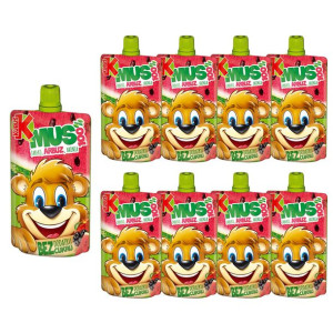 Kubuś Mus 100 % jabłko arbuz aronia 100 g x 8 sztuk