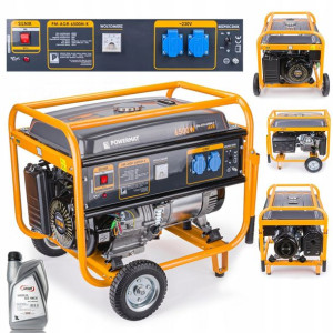 Agregat Prądotwórczy Generator 6500w 230v Avr +ol