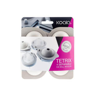 Foremka na Kostki Lodu Koala Tetrix Kula 15,7 x 15,7 x 6 cm Plastikowy