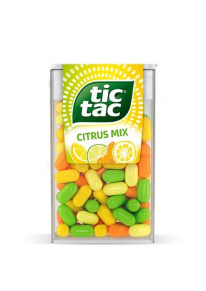 TIC TAC CITRUS MIX drażetki o smaku owoców  49G