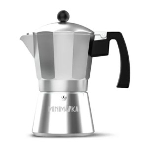 Włoska Kafeterka Taurus KCP9006 6T MINI MOKA Srebrzysty Aluminium (6 Kubki)